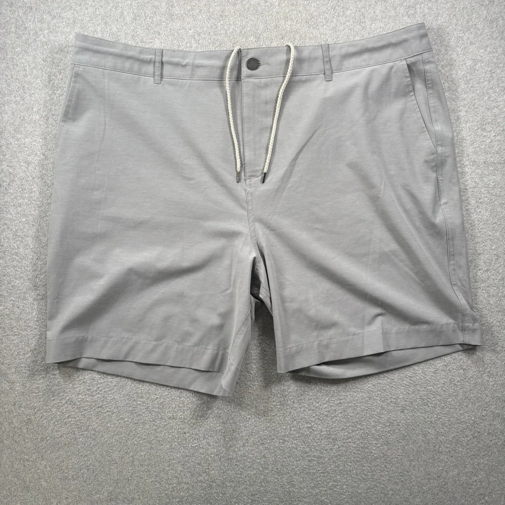Faherty All Day Shorts Mens 42 Gray Hiking Chino Lightweight Outdoor Casual